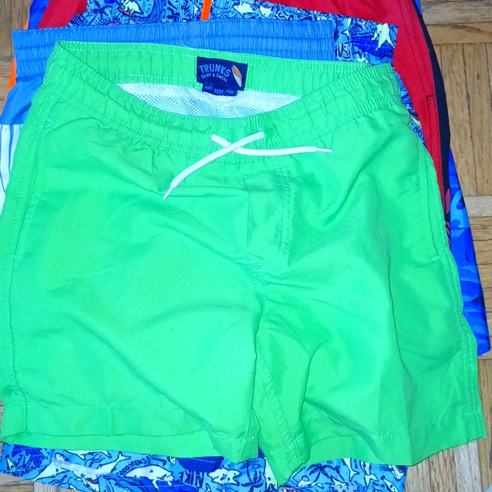 Trunks boys swim , sz m in neon green